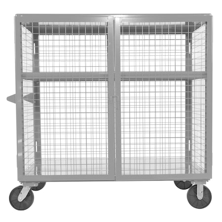 Vestil 2000 lb Capacity, 33 W x 64.5625 L x 61.625 H, 2 Shelves SCW-XM-3060-SL